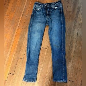 GAP Women's Cigarette Leg Blue Jeans